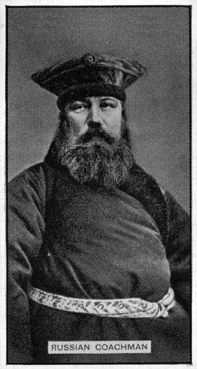 A Moscow Coachman by Russian Photographer